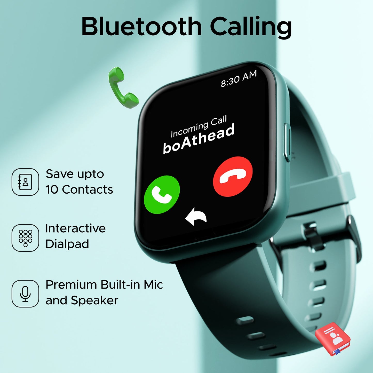 boAt Wave Active | Smart Watch with 1.96" (4.97 cm) HD Display, 700+ Active Modes, Crest App Health Ecosystem