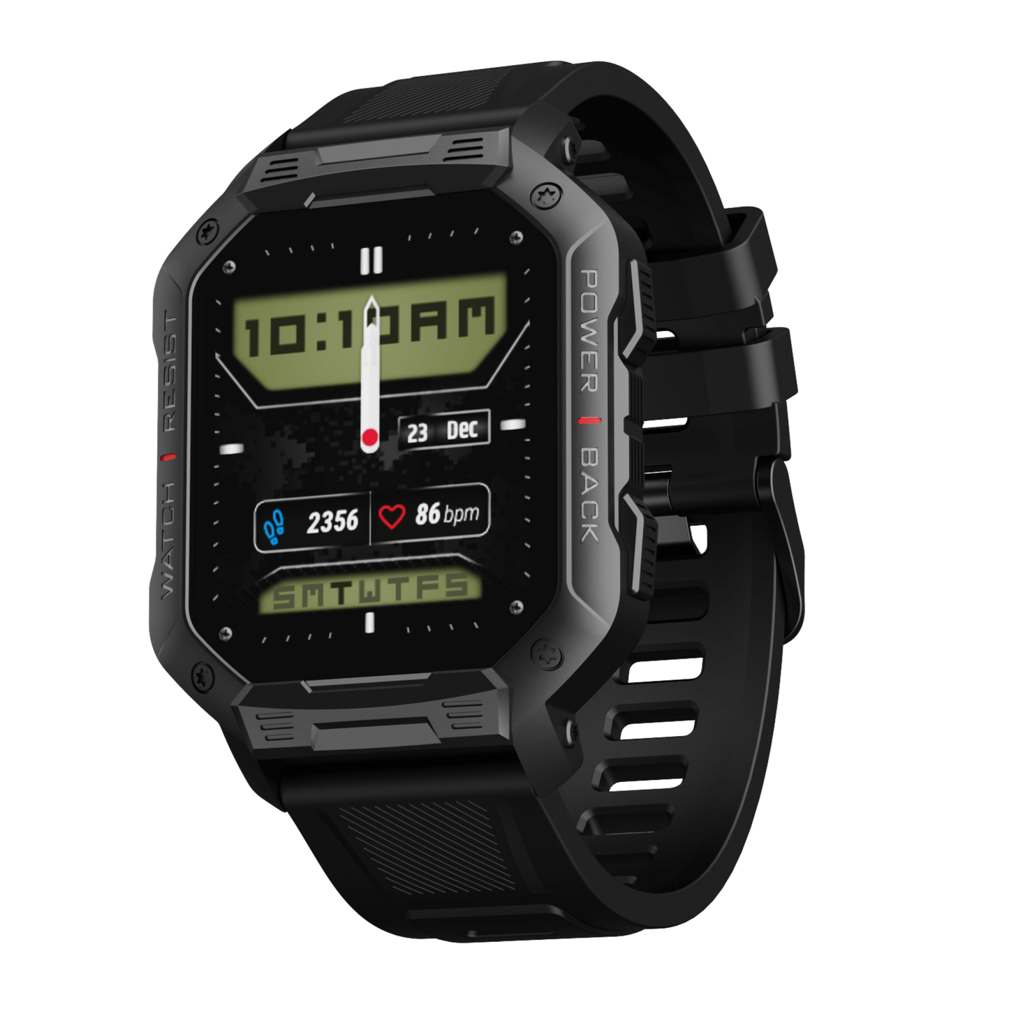 boAt Armour | Military Grade Smartwatch with 1.83" (4.64 cm) HD Display, Bluetooth Calling, Tough & Rugged Display, 100+ Watch Faces