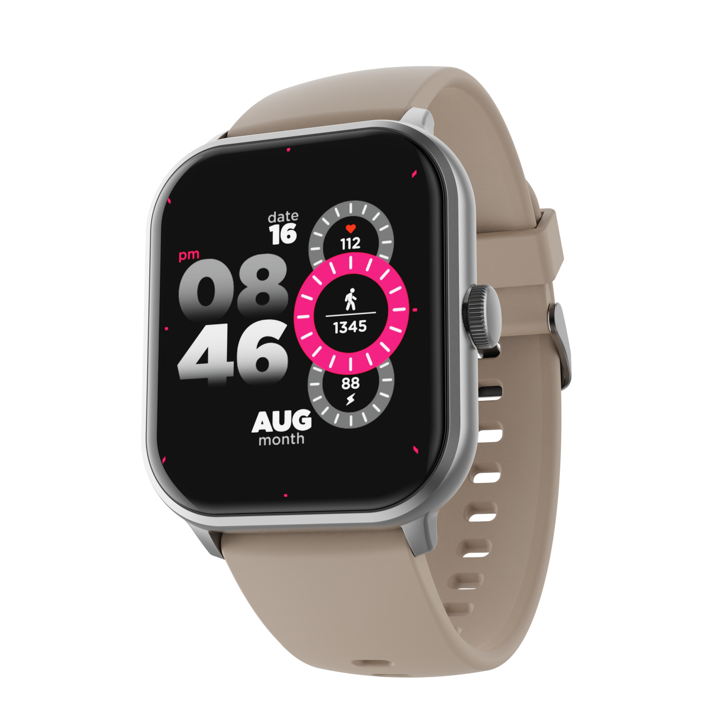 boAt Wave Edge | 1.85"(4.69cm) HD Edge to Edge Display Smartwatch, Bluetooth Calling, 100+ sports modes, IP68 Dust and Water Resistance