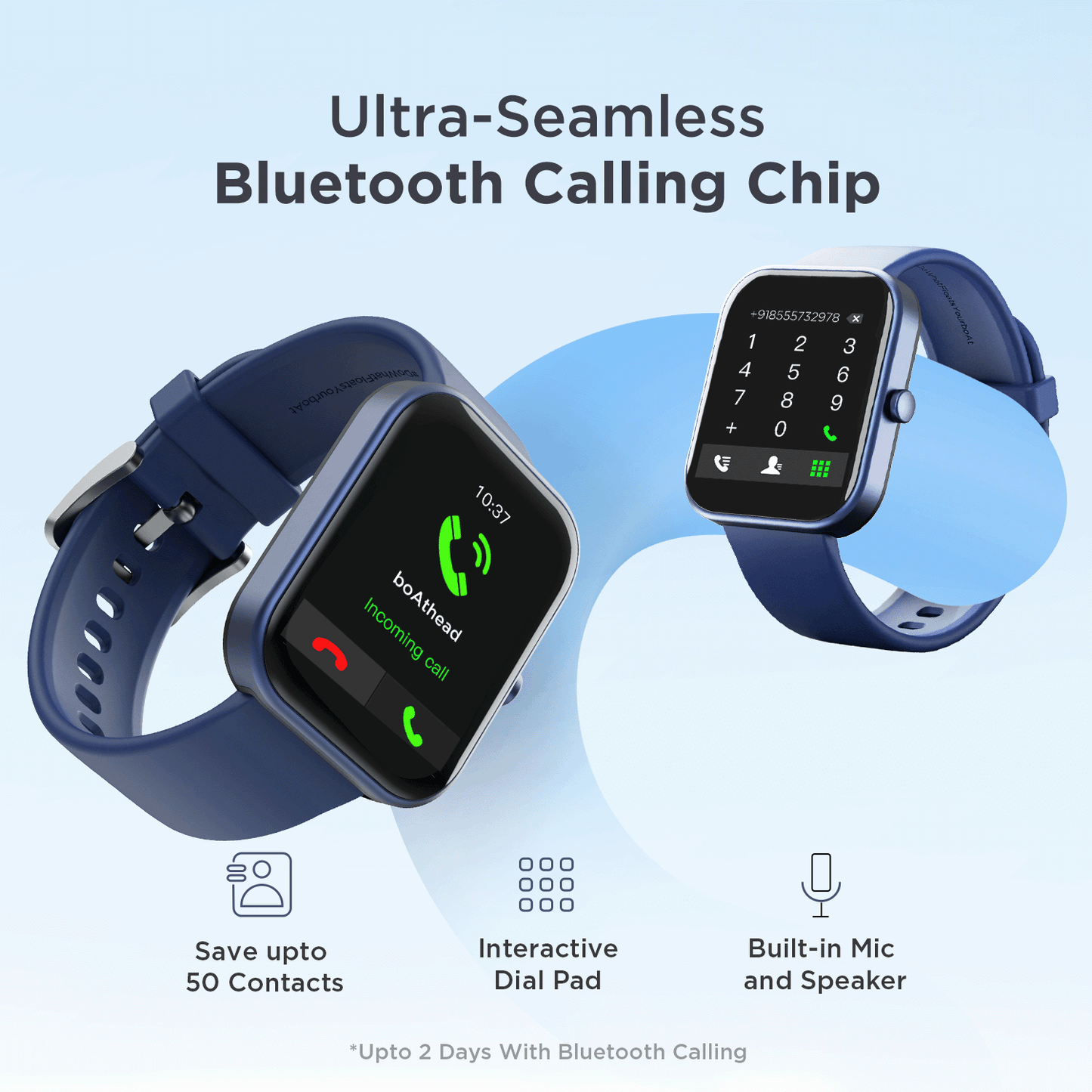 boAt Wave Electra | 1.81" (4.59cm) Full Touch Large Display Smartwatch with Bluetooth Calling, 100+ sports modes, IP68 Dust & Water Resistance