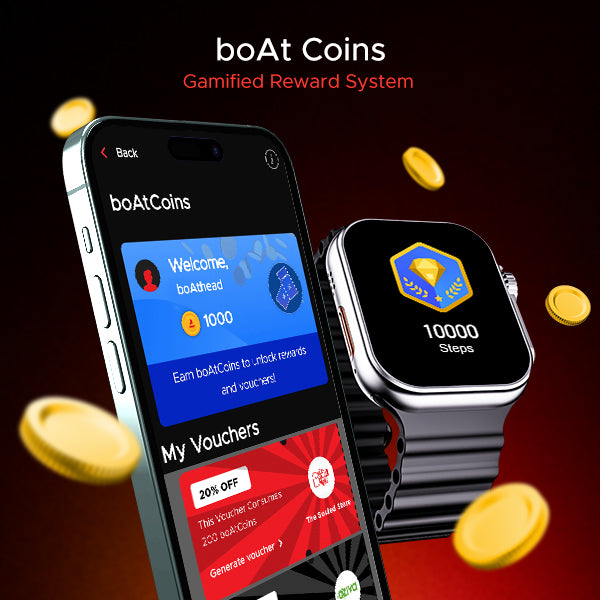 boAt Wave Genesis Pro | Smartwatch with 1.96" AMOLED Display, Premium Metal Body, Bluetooth Calling, SpO2 Monitoring