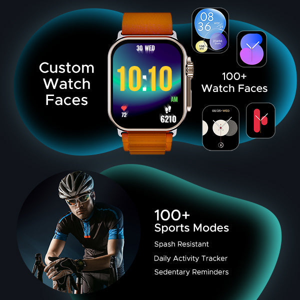 boAt Wave Glory Pro | Smartwatch with 1.96" AMOLED Display, Premium Metal Body, Bluetooth Calling, SpO2 monitoring