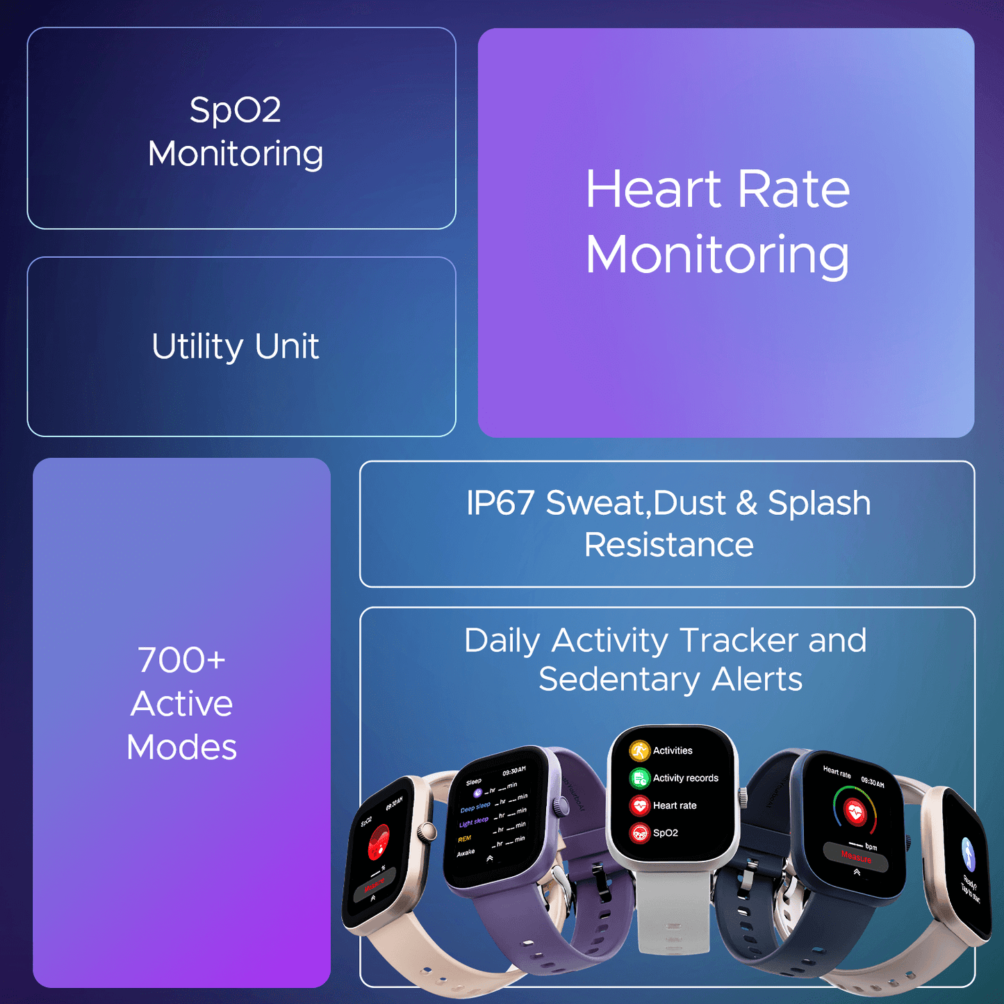 boAt Wave Sigma 3 | Smartwatch with 2.01' Display, BT Calling, 700+ Active Modes, Emergency SOS, Live Sports Updates