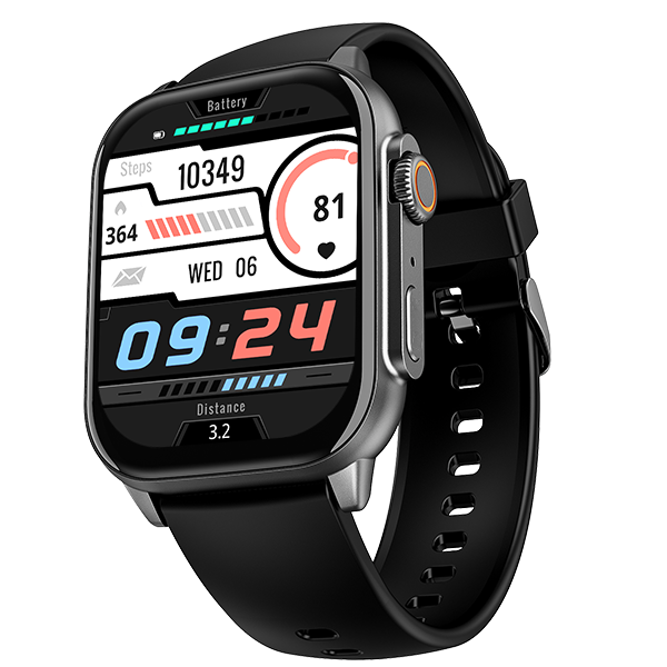 boAt Wave Vivid | Premium 2.0" (5.08 cm) AMOLED Display Smartwatch with BT Calling, 100+ Sports Modes, SpO2 Measurement