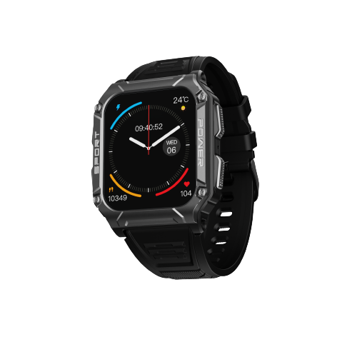 boAt Wave Force 2 | Smart Watch with 1.96" (4.97cm) HD Display, BT Calling, Built-in compass, SpO2 & Heart rate Monitoring