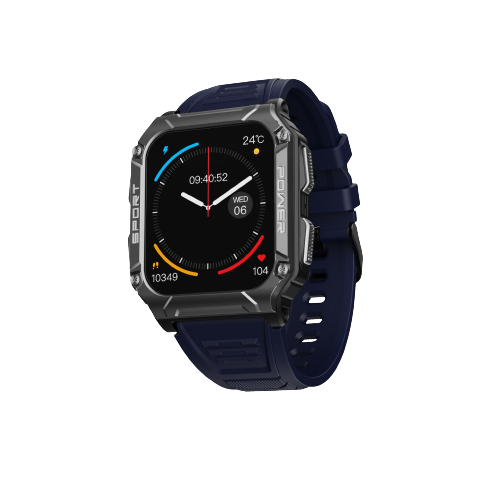 boAt Wave Force 2 | Smart Watch with 1.96" (4.97cm) HD Display, BT Calling, Built-in compass, SpO2 & Heart rate Monitoring