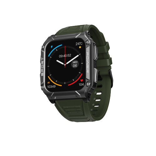 boAt Wave Force 2 | Smart Watch with 1.96" (4.97cm) HD Display, BT Calling, Built-in compass, SpO2 & Heart rate Monitoring