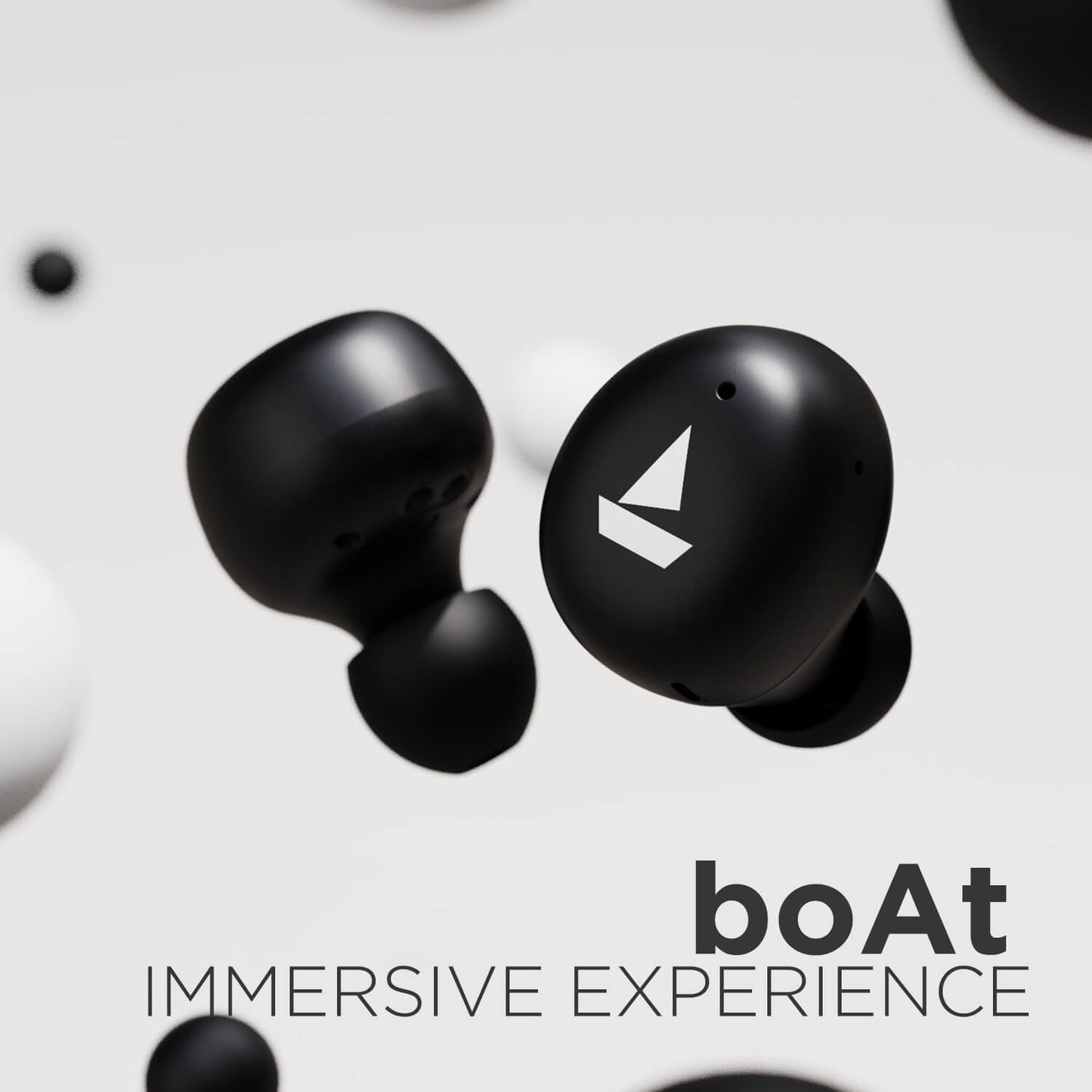 boAt Airdopes 381 | Bluetooth In-Ear Wireless Earbuds with 7mm Rhythmic Dynamic Drivers, Nonstop Music UpTo 20 Hours