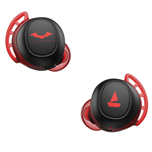 boAt Airdopes 441 Pro Special Batman Edition | Wireless Earbuds with 2600 mAh Carry Case, 6mm Drivers, Upto 20 Hours nonstop Music, IPX7 Sweat & Water Resistance