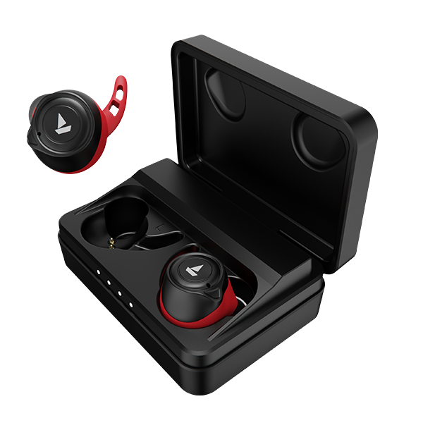 boAt Airdopes 491 | Wireless Earbuds with 6mm Drivers, 50 Hours Playback, Bluetooth v5.0, 1800mAh battery