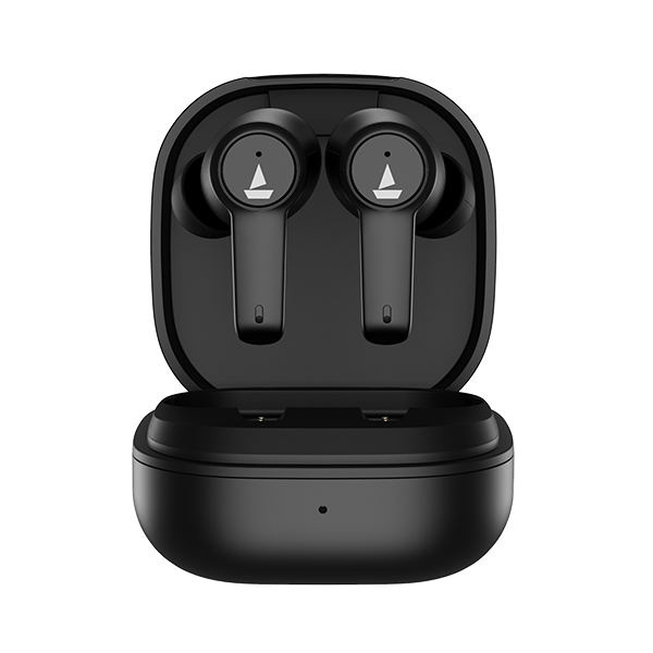 boAt Airdopes 411 ANC | Noise-Cancelling Earbuds with 10mm Drivers, ASAP™ Charge Technology, Up to 25dB ANC, ENx™ Technology, 17.5 Hours Playback