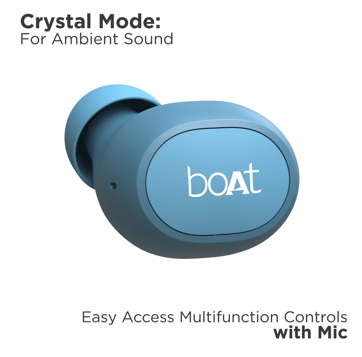 boAt Airdopes 171 | In-Ear Earbuds with 6mm drivers, Bluetooth v5.0, Up to 13 Hours Playback, Voice Assistant