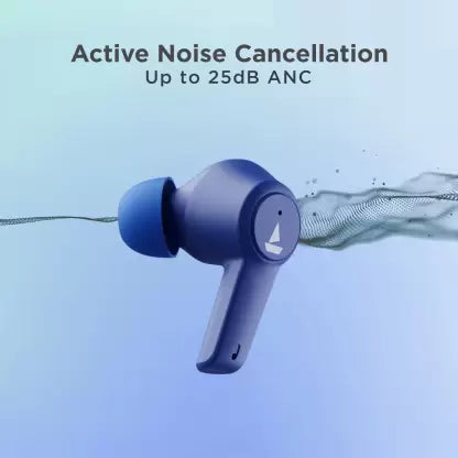 boAt Airdopes 411 ANC | Netflix Stream Edition Earbuds, Active Noise Cancellation, ENx™️ Technology, Gesture Controls