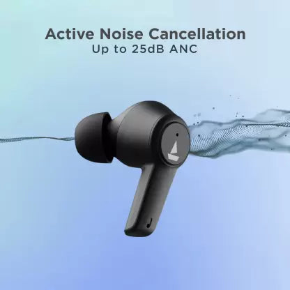 boAt Airdopes 411 ANC | Netflix Stream Edition Earbuds, Active Noise Cancellation, ENx™️ Technology, Gesture Controls