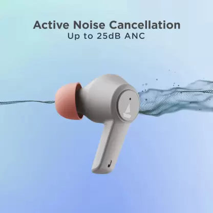 boAt Airdopes 411 ANC | Netflix Stream Edition Earbuds, Active Noise Cancellation, ENx™️ Technology, Gesture Controls