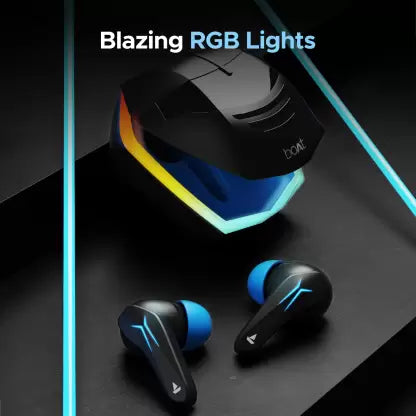 boAt Immortal 128 | Gaming Earbuds with Super Low Latency, RGB Lights, BEAST™️ Mode, 40 Hours Playback, ENx™ Technology