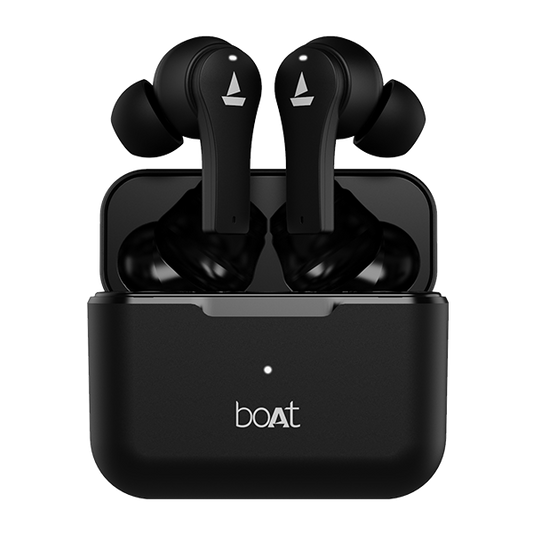 boAt Airdopes 101 | In-Ear Earbuds with 13mm drivers, Music Up To 15 Hours, Type-C Interface, One Touch Voice Assistant