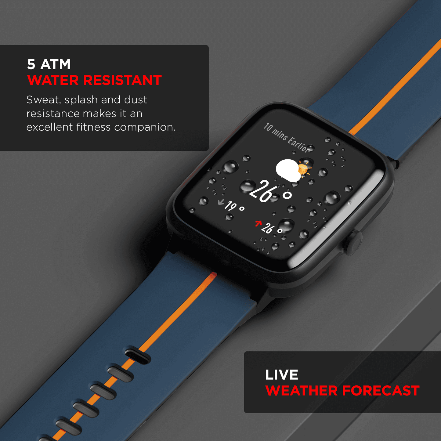 boAt Xplorer Watch | Fitness Smartwatch with 33mm Huge Display, Control The Music & Camera, Heart Rate Monitoring