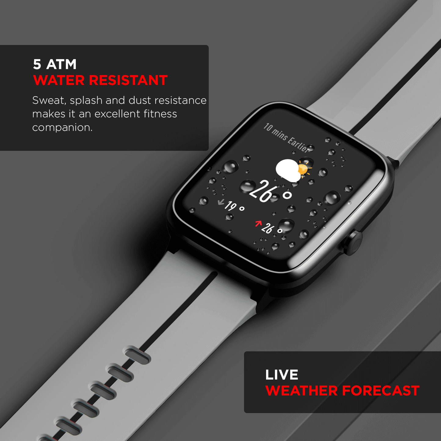 boAt Xplorer Watch | Fitness Smartwatch with 33mm Huge Display, Control The Music & Camera, Heart Rate Monitoring