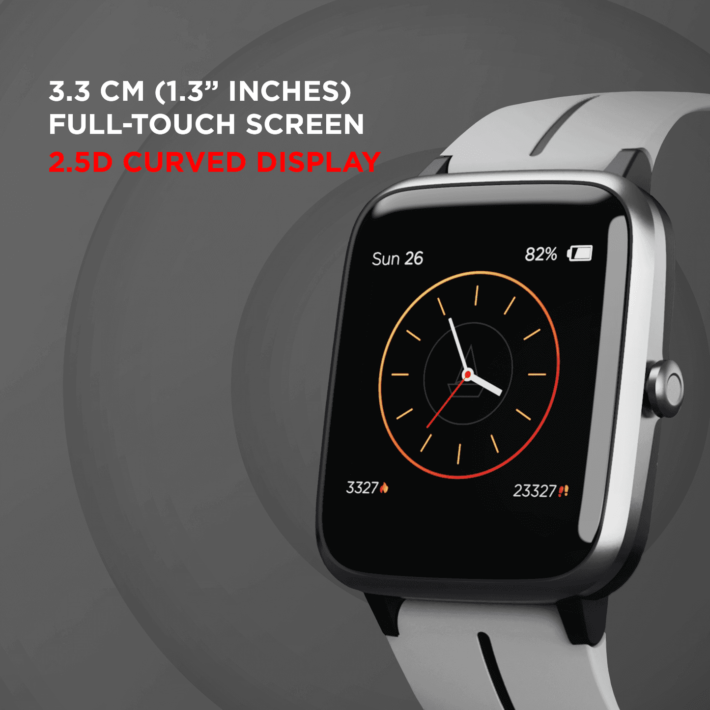 boAt Xplorer‌ O2 | Smartwatch 33mm Full Touch Color Display, SpO2 Sensor, Built-In GPS, 5 ATM Water Resistant Design